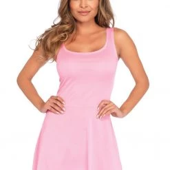Leg Avenue Dresses Baby Pink Skater Dress