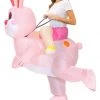 AnneCart Celebrations Inflatable Pink Bunny Rabbit Costume