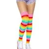 Leg Avenue Raya Rainbow Leg Warmers Hosiery