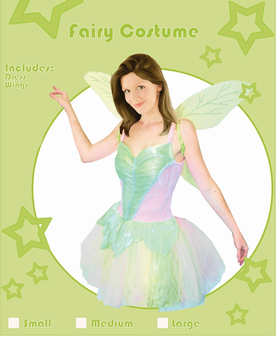 Trademart Adults Green Fairy Costume 3 Trademart Adults Green Fairy Costume