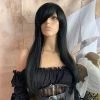 Bell's Wigs Deluxe Long Straight Black Wig 1 Bell's Wigs Deluxe Long Straight Black Wig