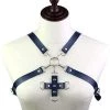 AnneCart Black PU Leather Circle Straps Harness Belts & Harnesses 1 AnneCart Black PU Leather Circle Straps Harness Belts & Harnesses