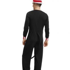 Malltop Adults Mens Cat In The Hat Costume