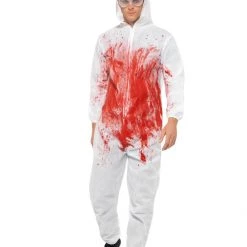 Smiffys Bloody Forensic Overalls Halloween