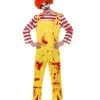 Smiffys Murderous Ronald McDonald Costume Halloween