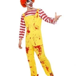 Smiffys Murderous Ronald McDonald Costume Halloween