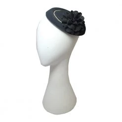 Trademart Hats & Headwear Black Fascinator With Diamantes