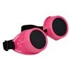 Malltop Neon Pink Steampunk Goggles