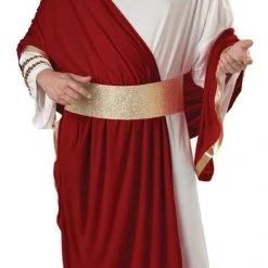Hurly-Burly Men's Plus Size Roman Toga Costume International