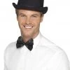 Smiffys Black Satin Look Top Hat Funny Costumes