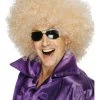 Smiffys Wigs Blonde Mega-Huge Afro Wig