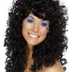 Smiffys 70's/80's Black Boogie Babe Wig