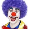 Malltop Funny Costumes Purple Afro Party Wig