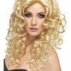 Smiffys Long Curly Blonde Glamour Wig