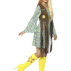 Smiffys Womens 60's Hippie Chic Costume 60's - 70's Disco & Hippie