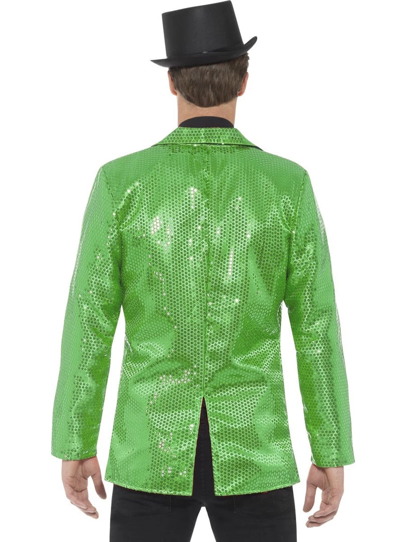 Smiffys Men's Green Sequin Jacket 5 Smiffys Men's Green Sequin Jacket