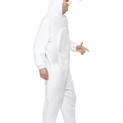 Smiffys White Rabbit Jumpsuit Costume