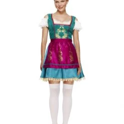 Hurly-Burly Teal Oktoberfest Dress And Apron