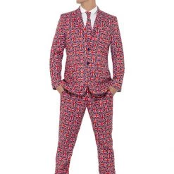 Smiffys Union Jack Printed Stand Out Suit