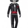 Smiffys Day Of The Dead Senor Bones Costume Halloween