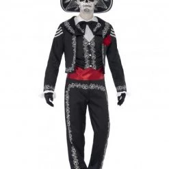Smiffys Day Of The Dead Senor Bones Costume Halloween