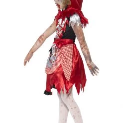 Smiffys Kids Girls Zombie Red Riding Hood Costume