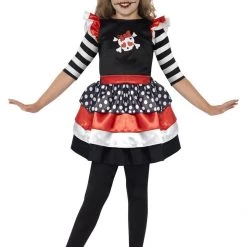 Hurly-Burly Kids Girls Halloween Skully Costume