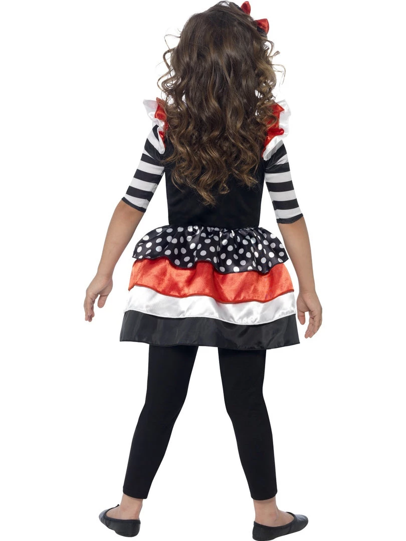 Hurly-Burly Kids Girls Halloween Skully Costume 6 Hurly-Burly Kids Girls Halloween Skully Costume