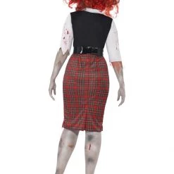 Smiffys Plus Size Zombie School Girl Costume Halloween 7 Smiffys Plus Size Zombie School Girl Costume Halloween