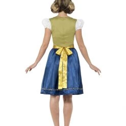 Smiffys Deluxe Gold Toned Dirndl Oktoberfest Costumes And Accessories