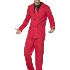 Smiffys Adults Red Zoot Suit