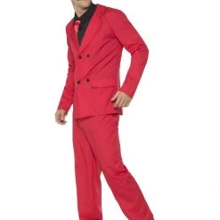 Smiffys Adults Red Zoot Suit