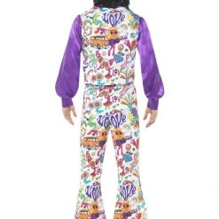 Smiffys 60's - 70's Disco & Hippie Mens 60's Groovy Hippie Costume