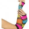 Hurly-Burly Neon Fishnet Gloves Black Stripe 1 Hurly-Burly Neon Fishnet Gloves Black Stripe