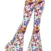 Smiffys Ladies Groovy Flared Disco Pants
