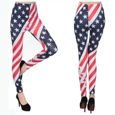 AnneCart American Flag Leggings Pants & Shorts 3 AnneCart American Flag Leggings Pants & Shorts