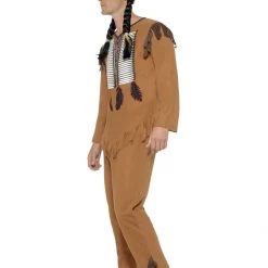 Smiffys Men's Western Indian Warrior Costume Cowboy & Western