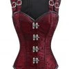 Hurly-Burly Red Pirate Steampunk Corset Vest Corsets