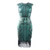 Hurly-Burly 1920's Great Gatsby Green And Black Beaded Gatsby Dress 1 Hurly-Burly 1920's Great Gatsby Green And Black Beaded Gatsby Dress