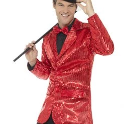 Smiffys Jackets & Vests Men's Sequin Red Jacket