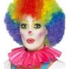 Smiffys Clown Neck Ruffle - Pink Funny Costumes