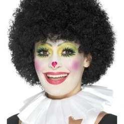 Smiffys Clown Neck Ruffle - White Funny Costumes