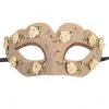 Trademart Costume Accessories Tan Floral Masquerade Mask 2 Trademart Costume Accessories Tan Floral Masquerade Mask
