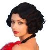 Carnival Black Flapper Wig 1920's Great Gatsby