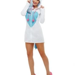 Smiffys Unicorn Hooded Dress Adults