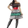Smiffys Day Of The Dead Senorita Doll Costume