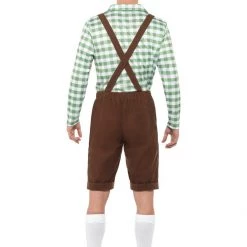 Smiffys Men's Green Alpine Oktoberfest Lederhosen