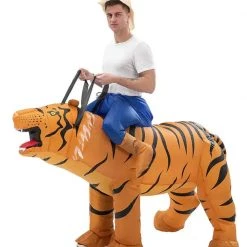 AnneCart Animals And Insects Inflatable Tiger Carry Me Costume