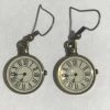 Hurly-Burly Steampunk Brass Clock Earrings (A) Jewellery