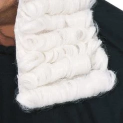 Rubies White Judge Wig